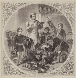 Weihnachten im Windsor Castle, Wild aus dem Wald bringen